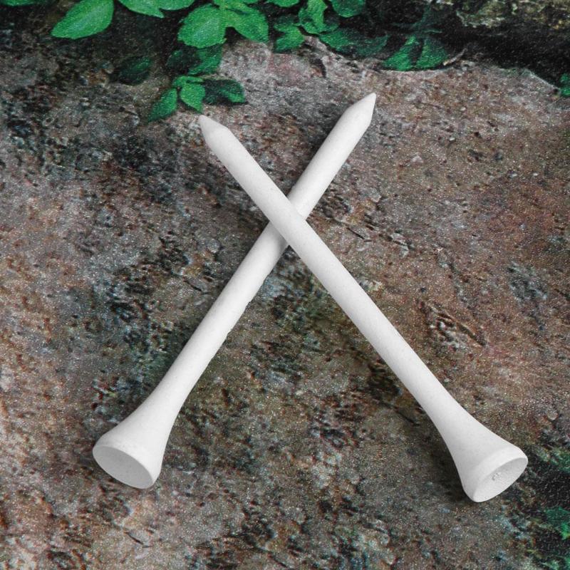 Wooden Golf Tees 83mm - Pack of 80 by HitMyNeed