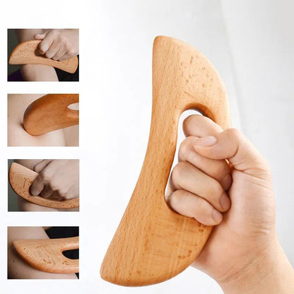 Wooden Gua Sha Scraping Board Massage Tool by HitMyNeed