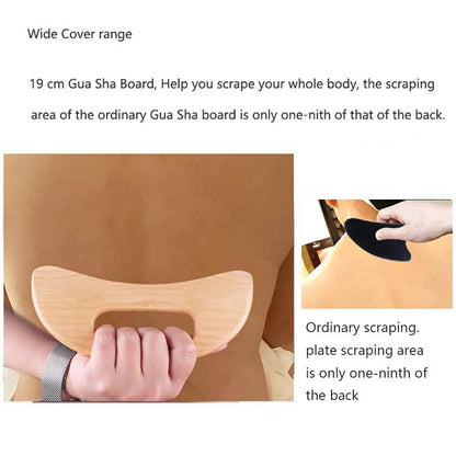 Wooden Gua Sha Scraping Board Massage Tool by HitMyNeed