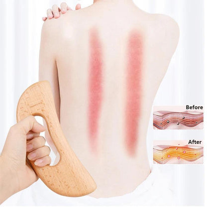 Wooden Gua Sha Scraping Board Massage Tool by HitMyNeed
