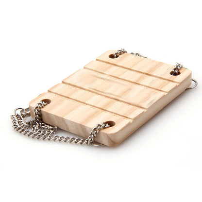 Wooden Hamster Swing Hammock for Small Pets by HitMyNeed