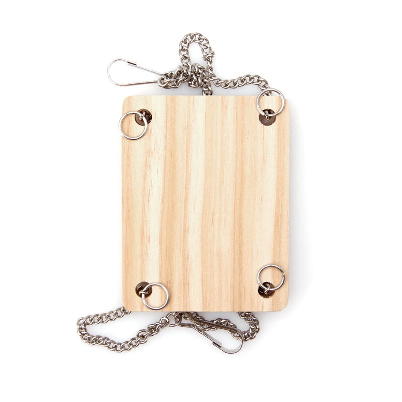 Wooden Hamster Swing Hammock for Small Pets by HitMyNeed