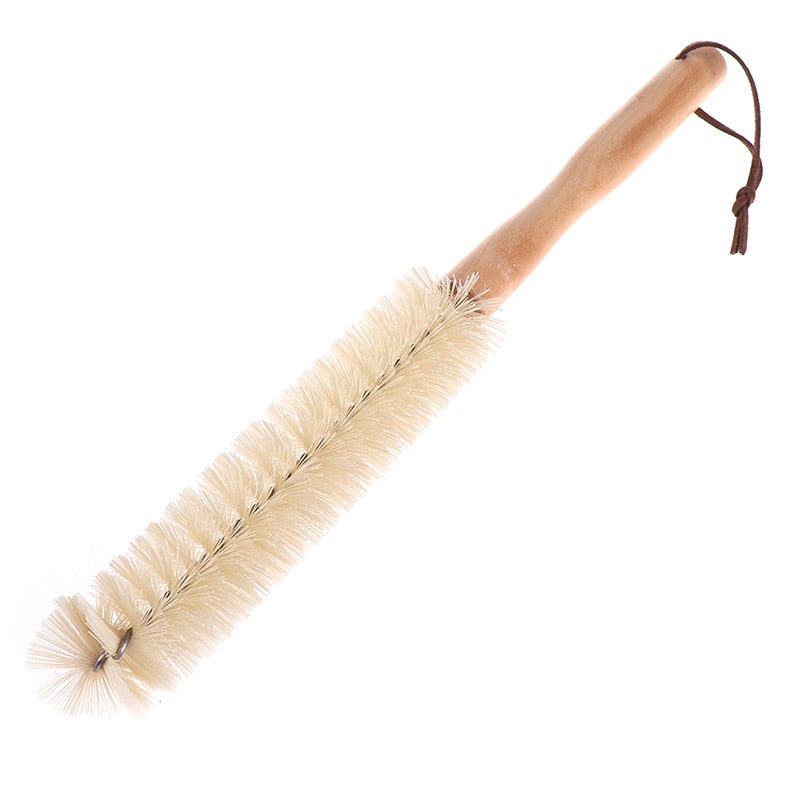 Wooden Handle Baby Bottle Cleaning Brush by HitMyNeed
