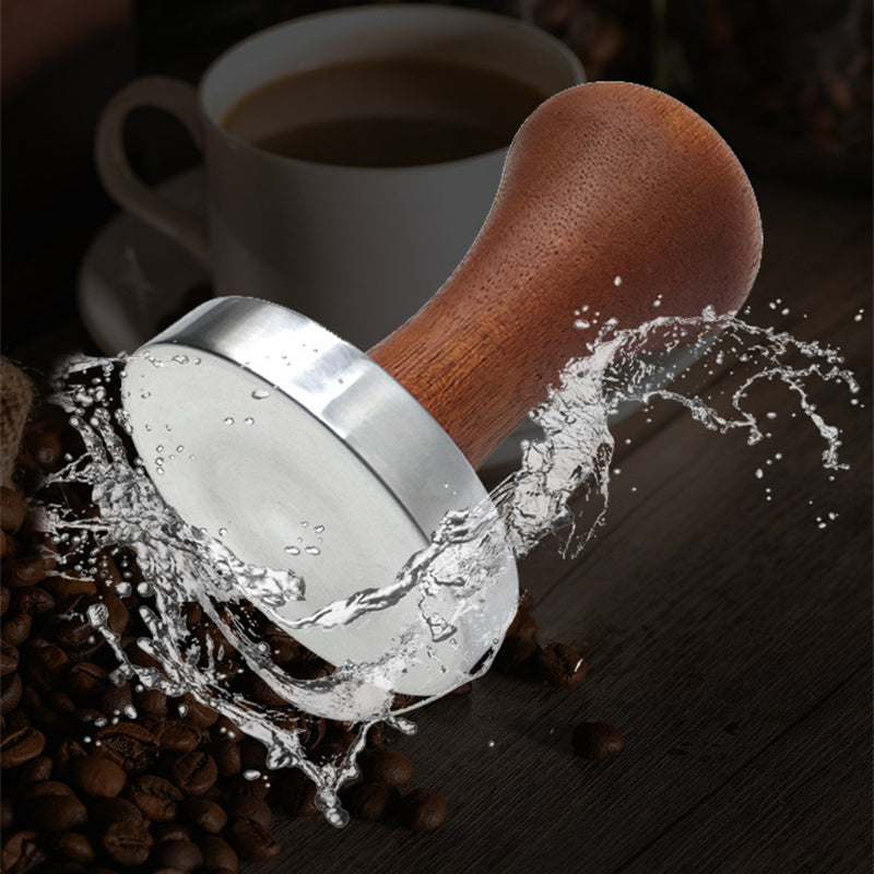 Wooden Handle Espresso Coffee Tamper 51/53/58mm by HitMyNeed