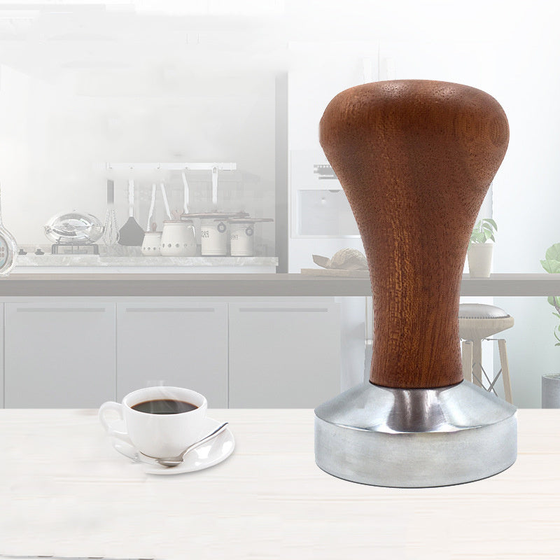 Wooden Handle Espresso Coffee Tamper 51/53/58mm 53mm by HitMyNeed
