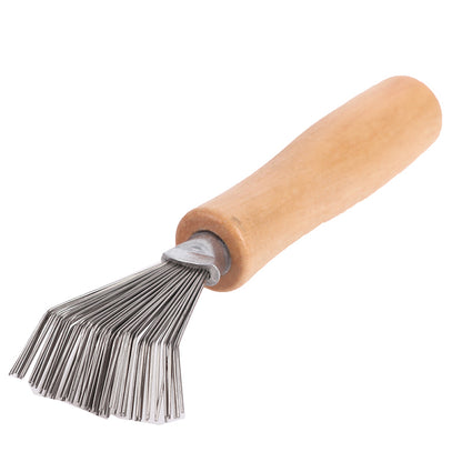 Wooden Handle Hair Comb and Brush Cleaner Tool by HitMyNeed