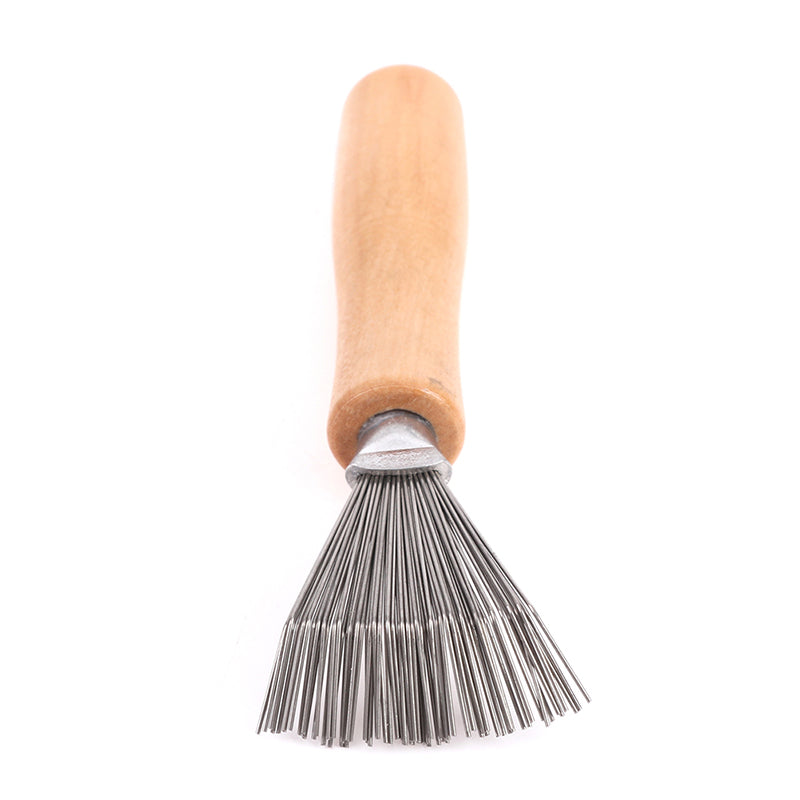 Wooden Handle Hair Comb and Brush Cleaner Tool by HitMyNeed