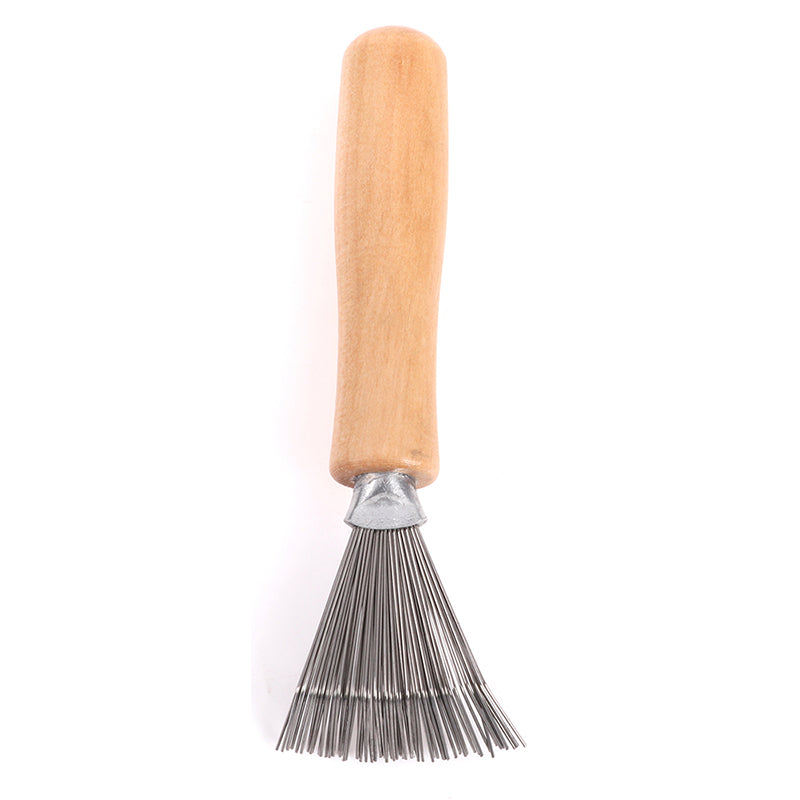 Wooden Handle Hair Comb and Brush Cleaner Tool by HitMyNeed