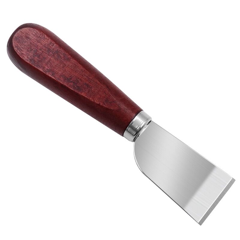 Wooden Handle Leather Skiving Knife by HitMyNeed
