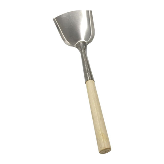 Wooden Handle Stainless Steel Fireplace Shovel by HitMyNeed