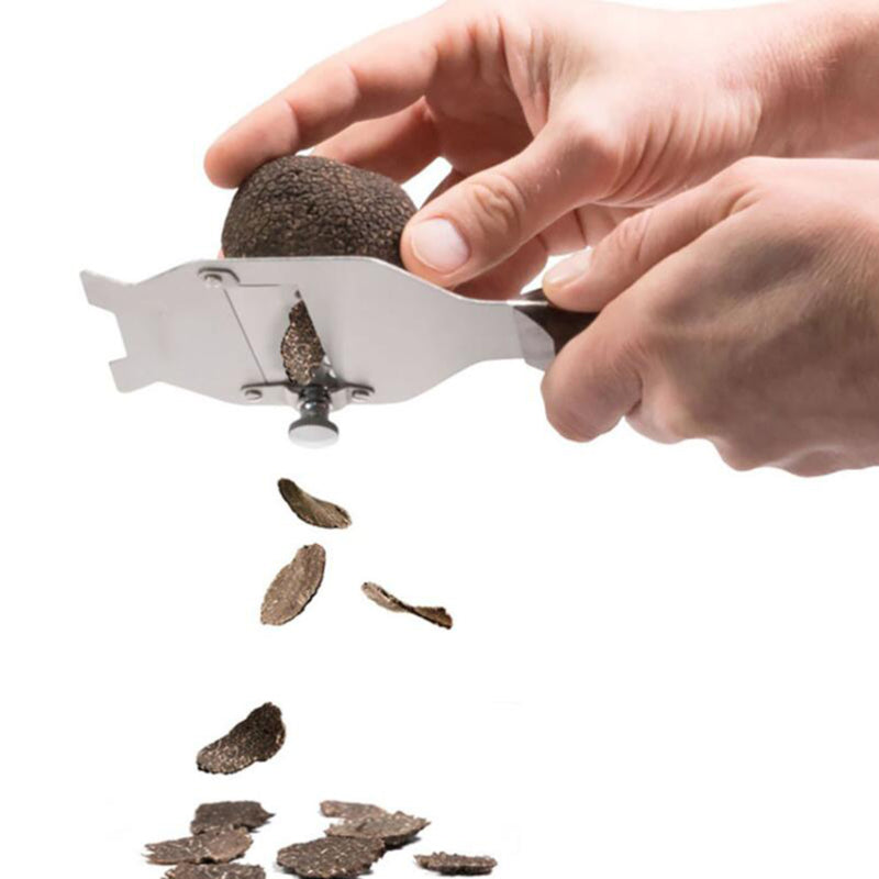 Wooden Handle Stainless Steel Truffle Slicer by HitMyNeed