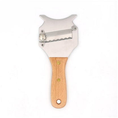 Wooden Handle Stainless Steel Truffle Slicer by HitMyNeed