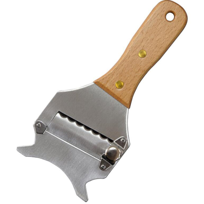Wooden Handle Stainless Steel Truffle Slicer by HitMyNeed