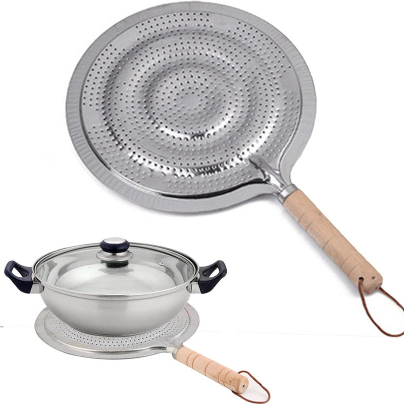 Wooden Handle Stovetop Simmer Ring Heat Diffuser by HitMyNeed