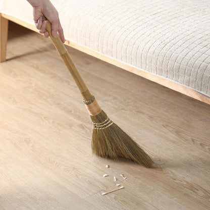 Wooden Handle Straw Broom Duster by HitMyNeed