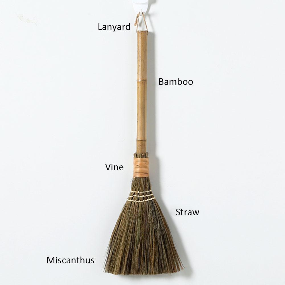 Wooden Handle Straw Broom Duster by HitMyNeed