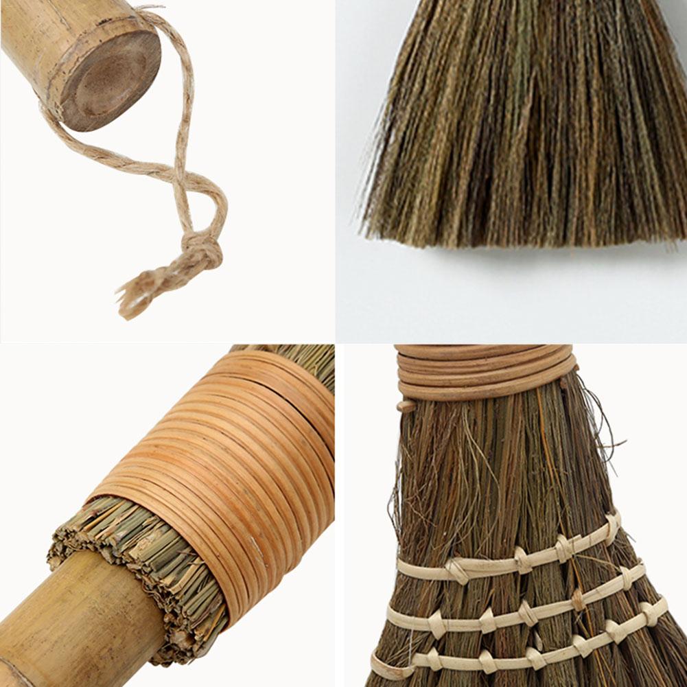 Wooden Handle Straw Broom Duster by HitMyNeed