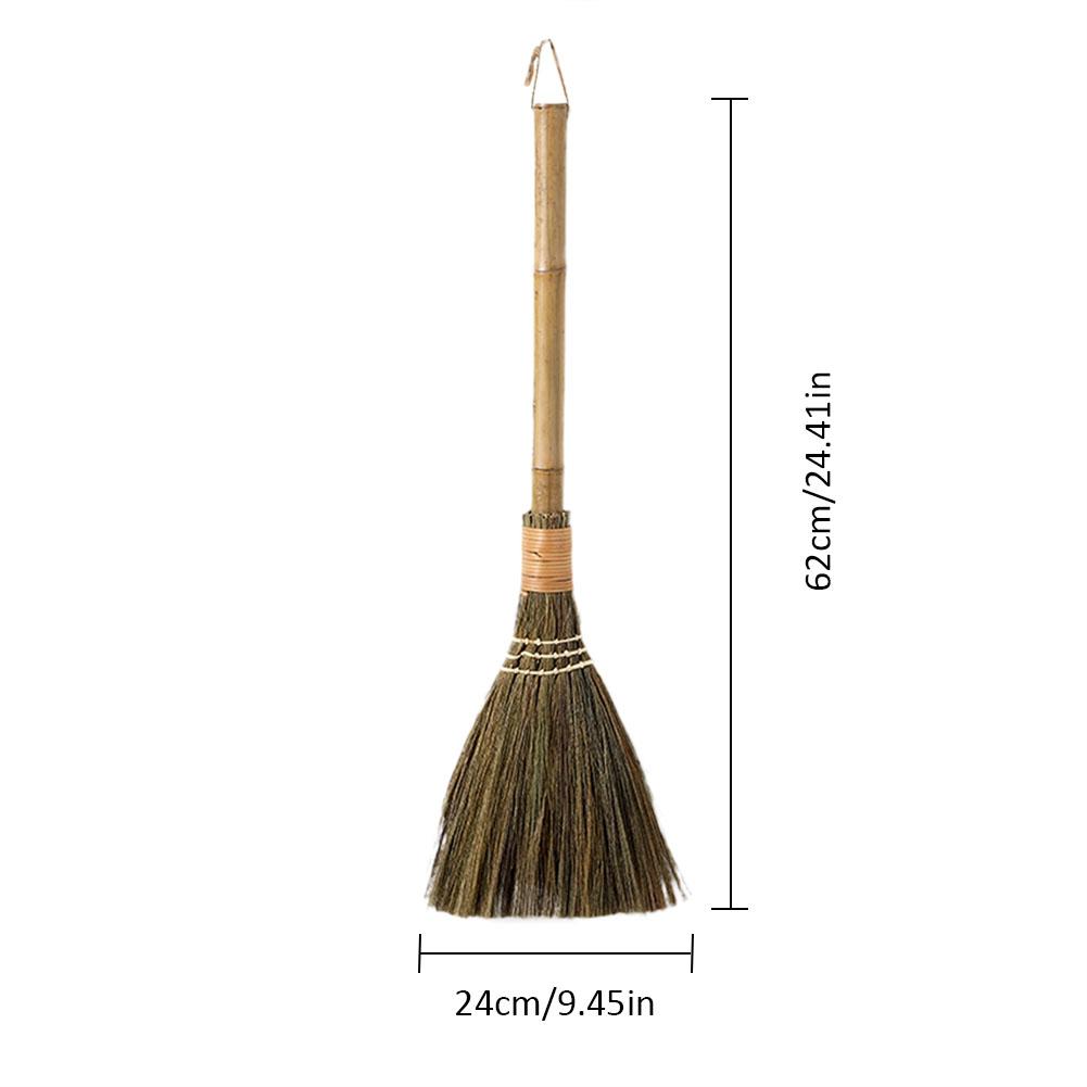 Wooden Handle Straw Broom Duster by HitMyNeed