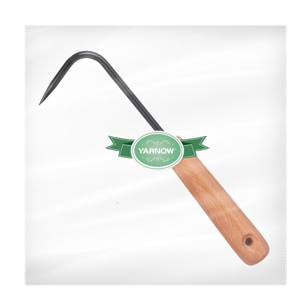 Wooden Handle Weed Hook Garden Tool by HitMyNeed