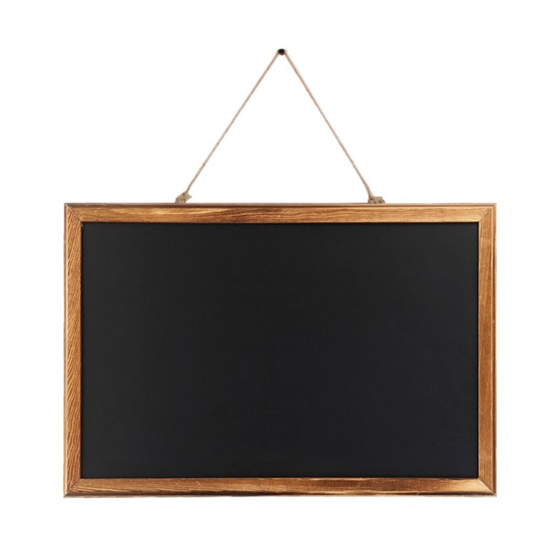 Wooden Hanging Chalkboard Sign with Mounting Kit by HitMyNeed