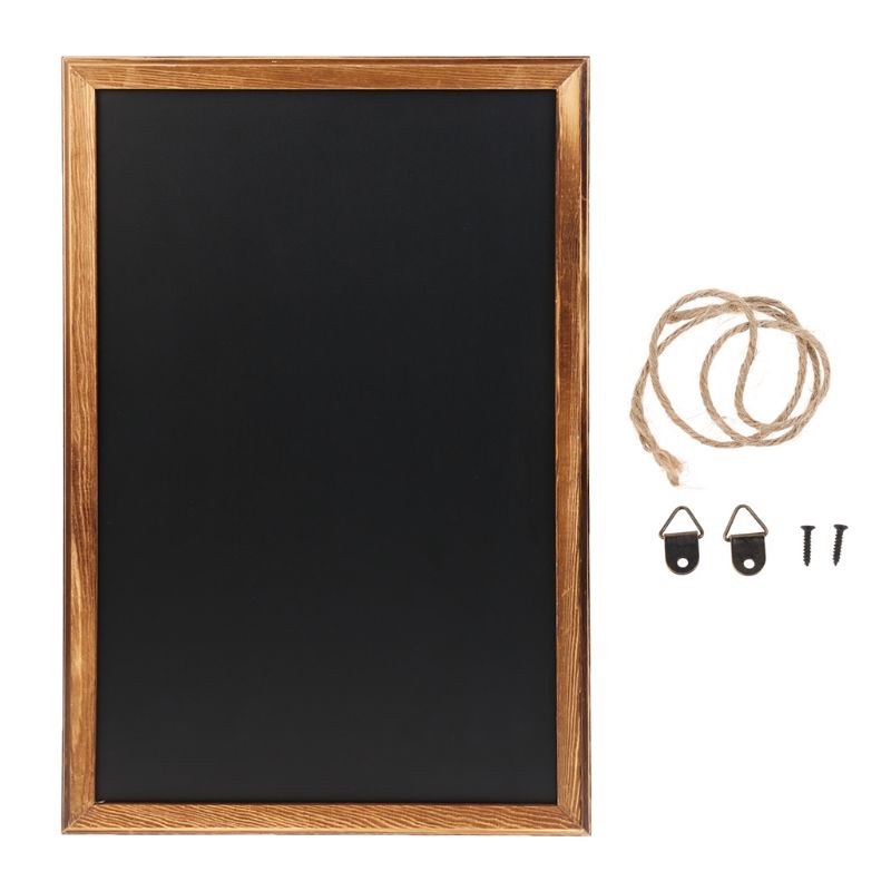 Wooden Hanging Chalkboard Sign with Mounting Kit by HitMyNeed