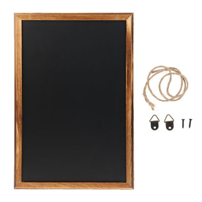 Wooden Hanging Chalkboard Sign with Mounting Kit by HitMyNeed