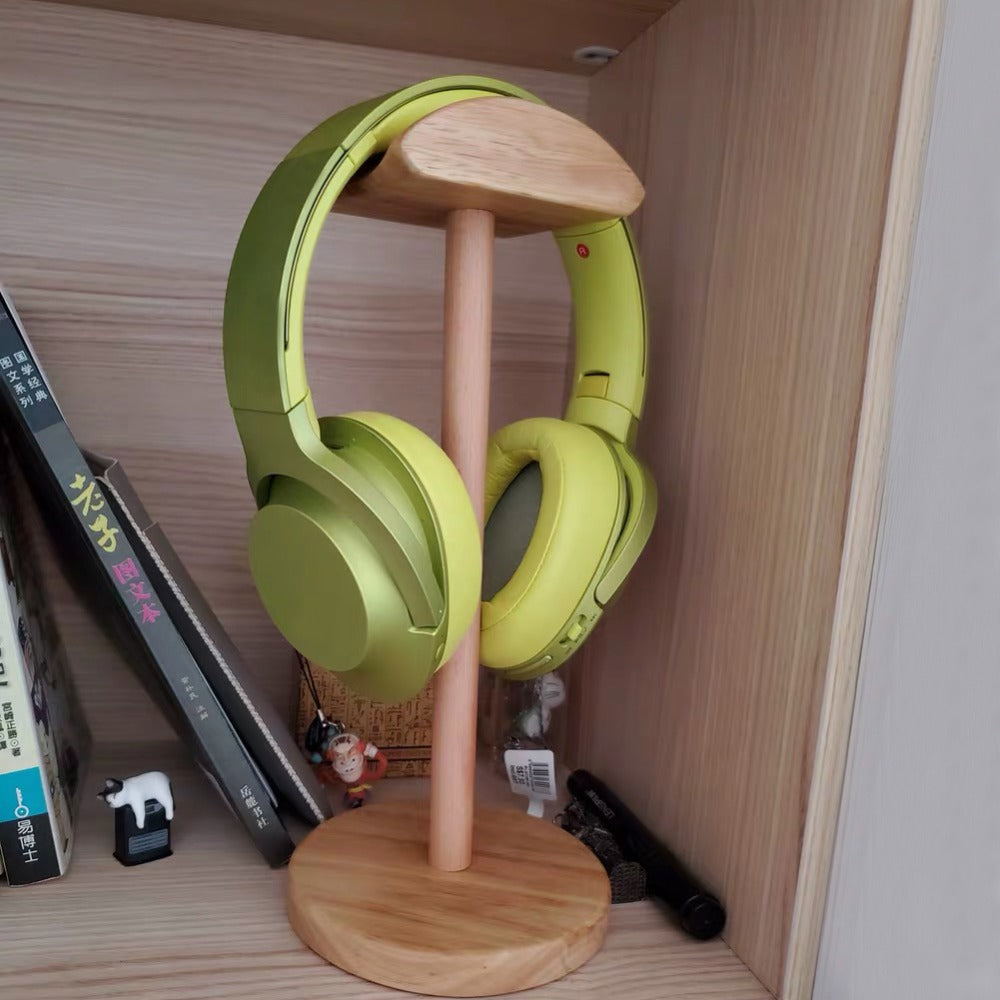 Wooden Headphone Stand Desk Headset Holder by HitMyNeed