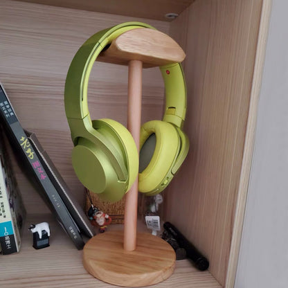 Wooden Headphone Stand Desk Headset Holder by HitMyNeed