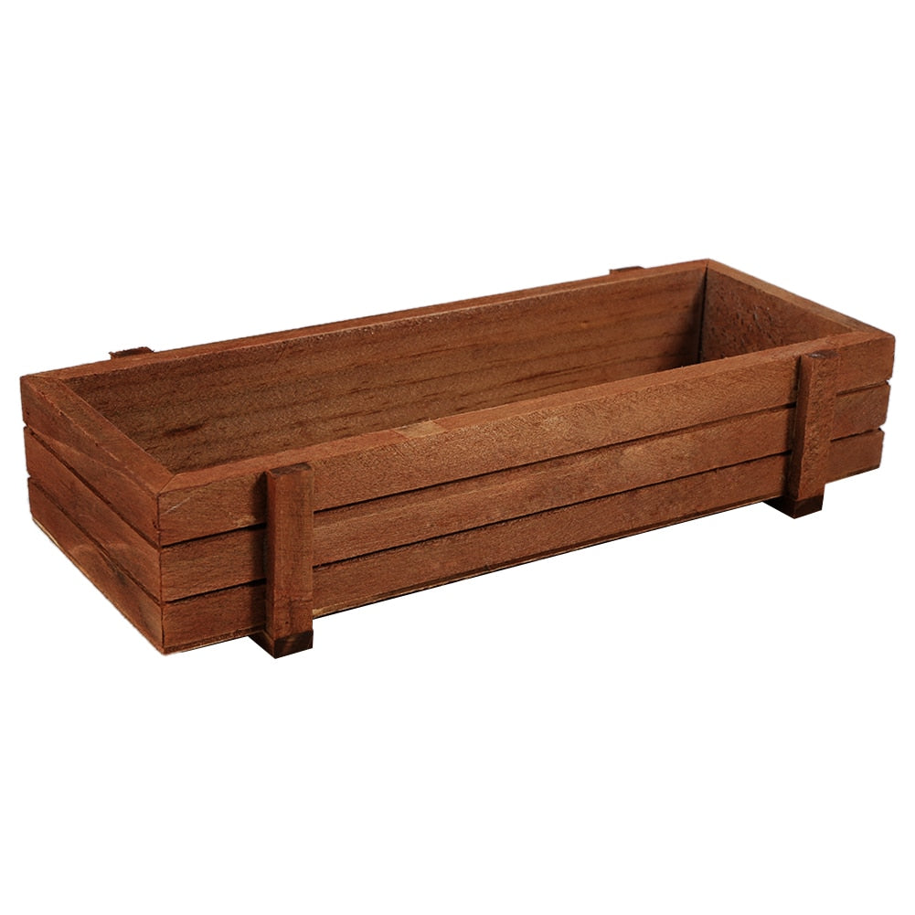Wooden Herb Planter Gardening Box by HitMyNeed