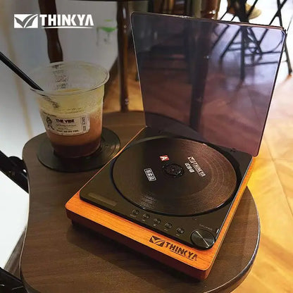 Wooden HiFi CD Player with Bluetooth 5.1 & Optical Out by HitMyNeed