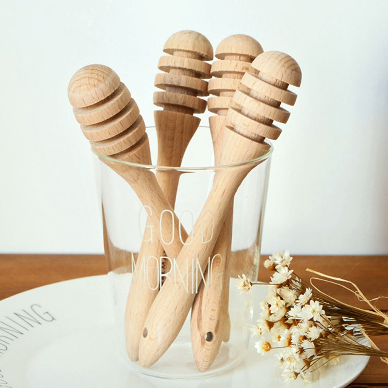 Wooden Honey Dipper Honey Stirrer 16.5cm by HitMyNeed