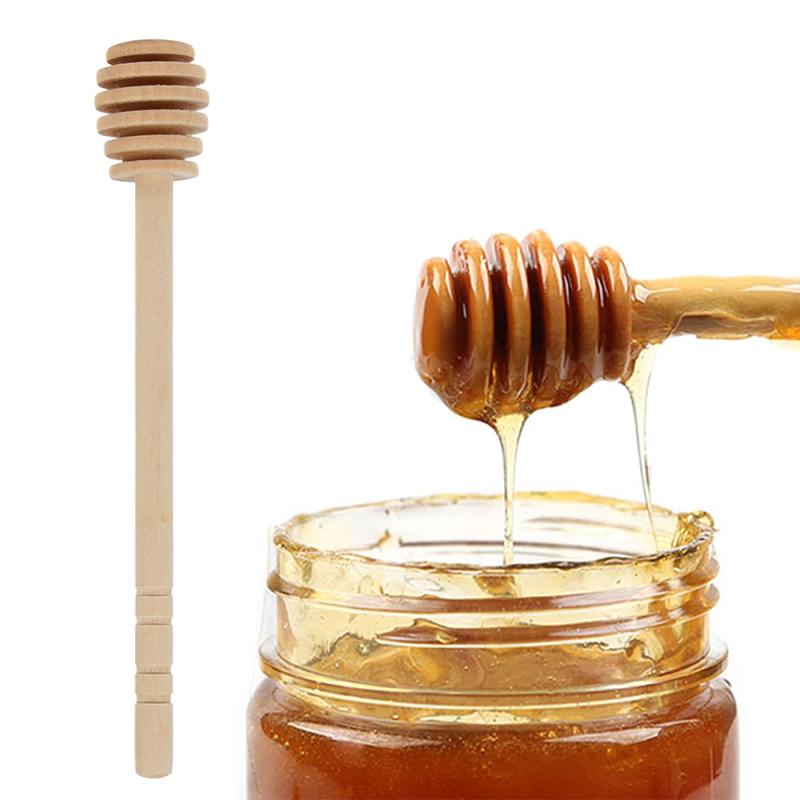 Wooden Honey Dipper Stick for Honey and Syrup by HitMyNeed