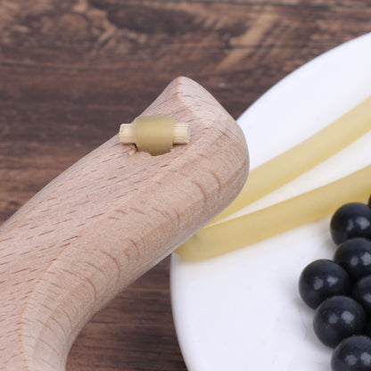 Wooden Hunting Slingshot with Elastic Band by HitMyNeed