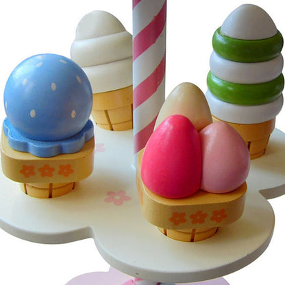 Wooden Ice Cream Toy Set for Kids Pretend Play by HitMyNeed