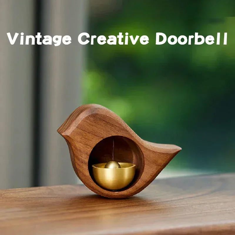 Wooden Japanese Bird Doorbell & Wind Chime by HitMyNeed