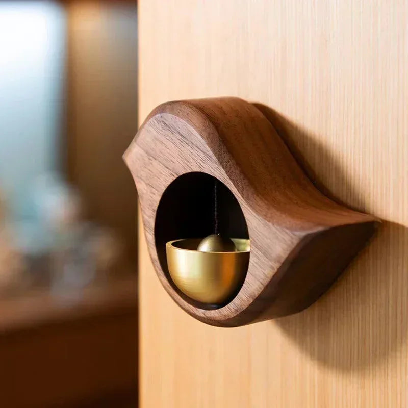 Wooden Japanese Bird Doorbell & Wind Chime by HitMyNeed