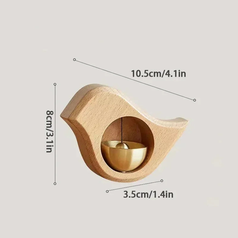 Wooden Japanese Bird Doorbell & Wind Chime s1-wind-chimes by HitMyNeed