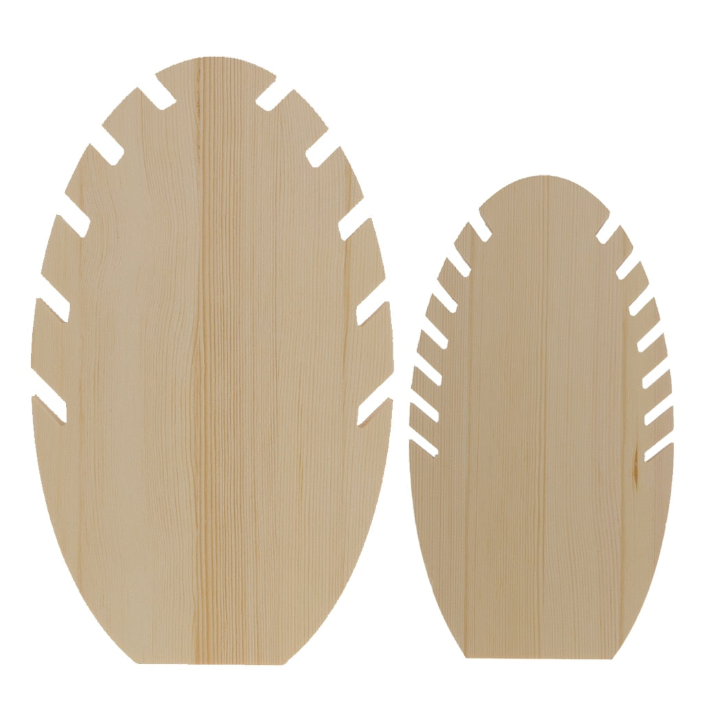 Wooden Jewelry Display Stands Set of 2 by HitMyNeed