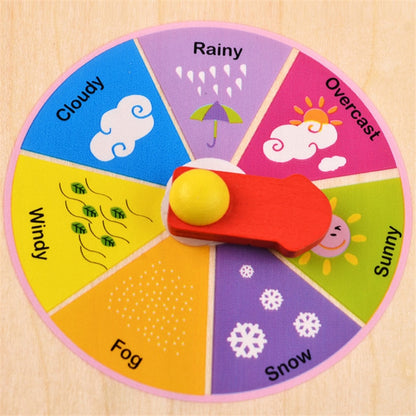 Wooden Kids Learning Clock and Calendar Board 30cm by HitMyNeed