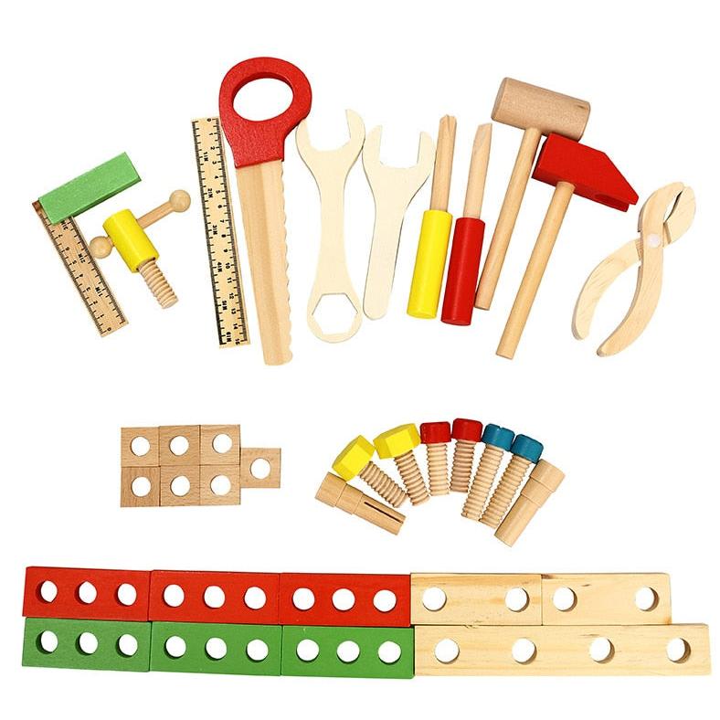 Wooden Kids Tool Set with Storage Box by HitMyNeed