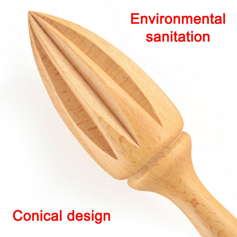 Wooden Lemon Juicer Handheld Citrus Reamer Tool by HitMyNeed
