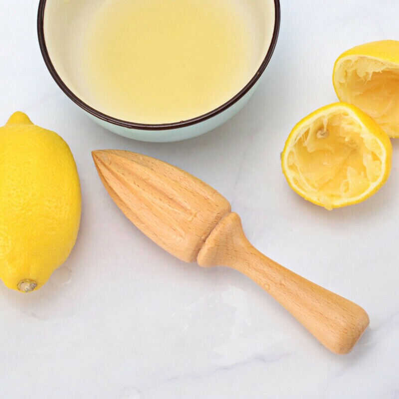 Wooden Lemon Squeezer Manual Citrus Juicer by HitMyNeed
