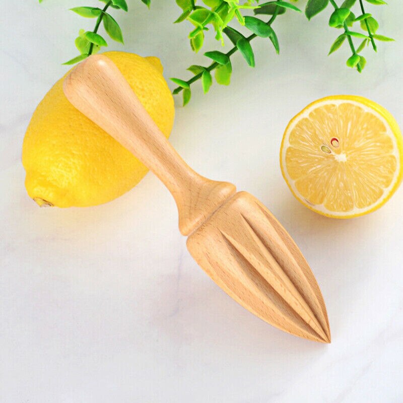 Wooden Lemon Squeezer Manual Citrus Juicer by HitMyNeed