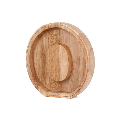 Wooden Letter Money Box with Clear Front o by HitMyNeed