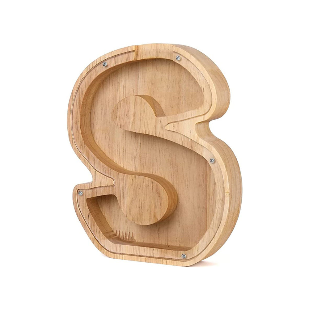 Wooden Letter Money Box with Clear Front s by HitMyNeed