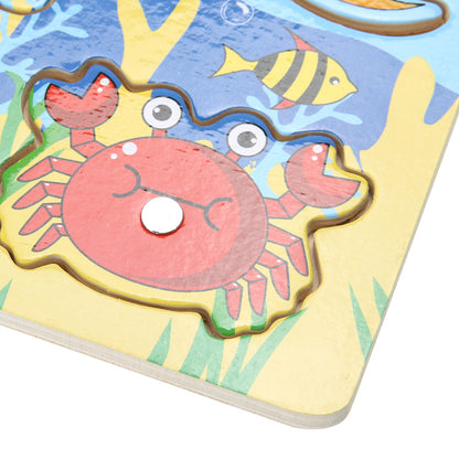 Wooden Magnetic 3D Fishing Game & Shape Puzzle by HitMyNeed
