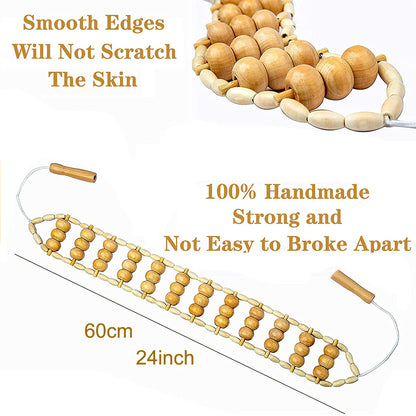 Wooden Massage Roller for Full Body Relief by HitMyNeed