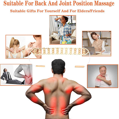 Wooden Massage Roller for Full Body Relief by HitMyNeed