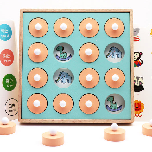 Wooden Memory Matching Game for Kids by HitMyNeed