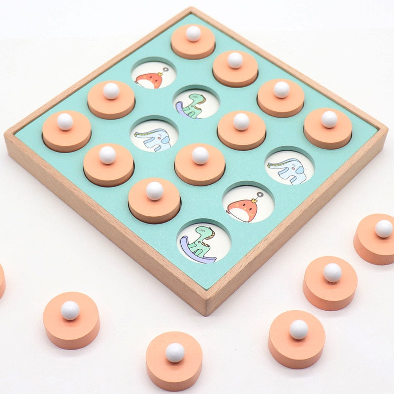 Wooden Memory Matching Game for Kids by HitMyNeed